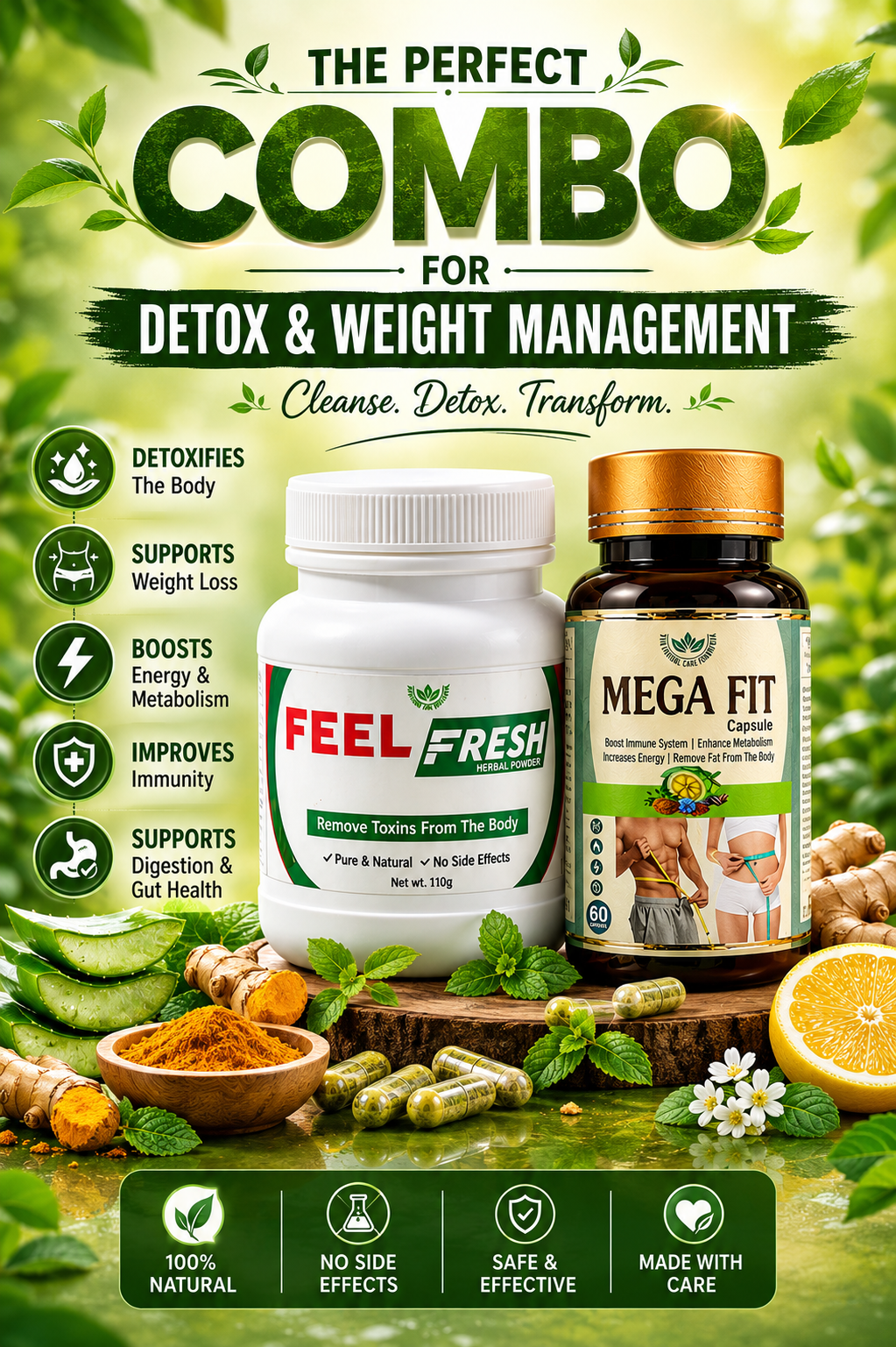 Feel Fresh + Mega Fit Duo Pack
