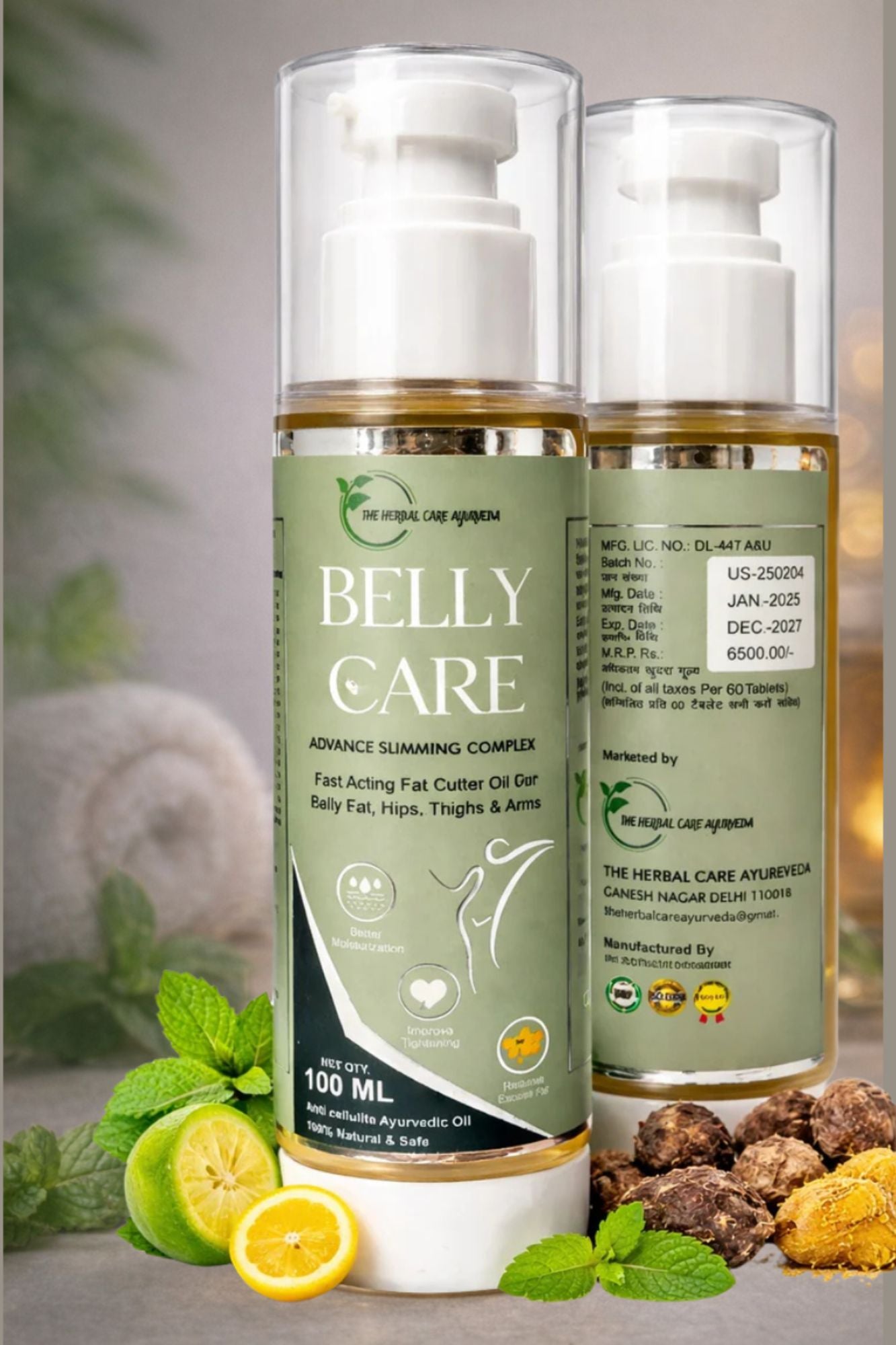 🌿 Belly Care Slimming Oil