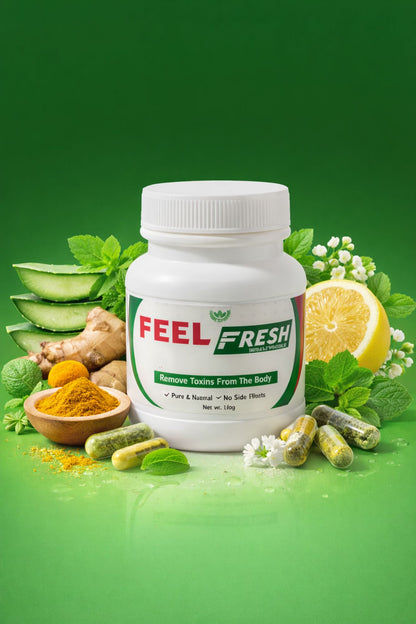 🌿 FEEL FRESH Herbal Detox powder